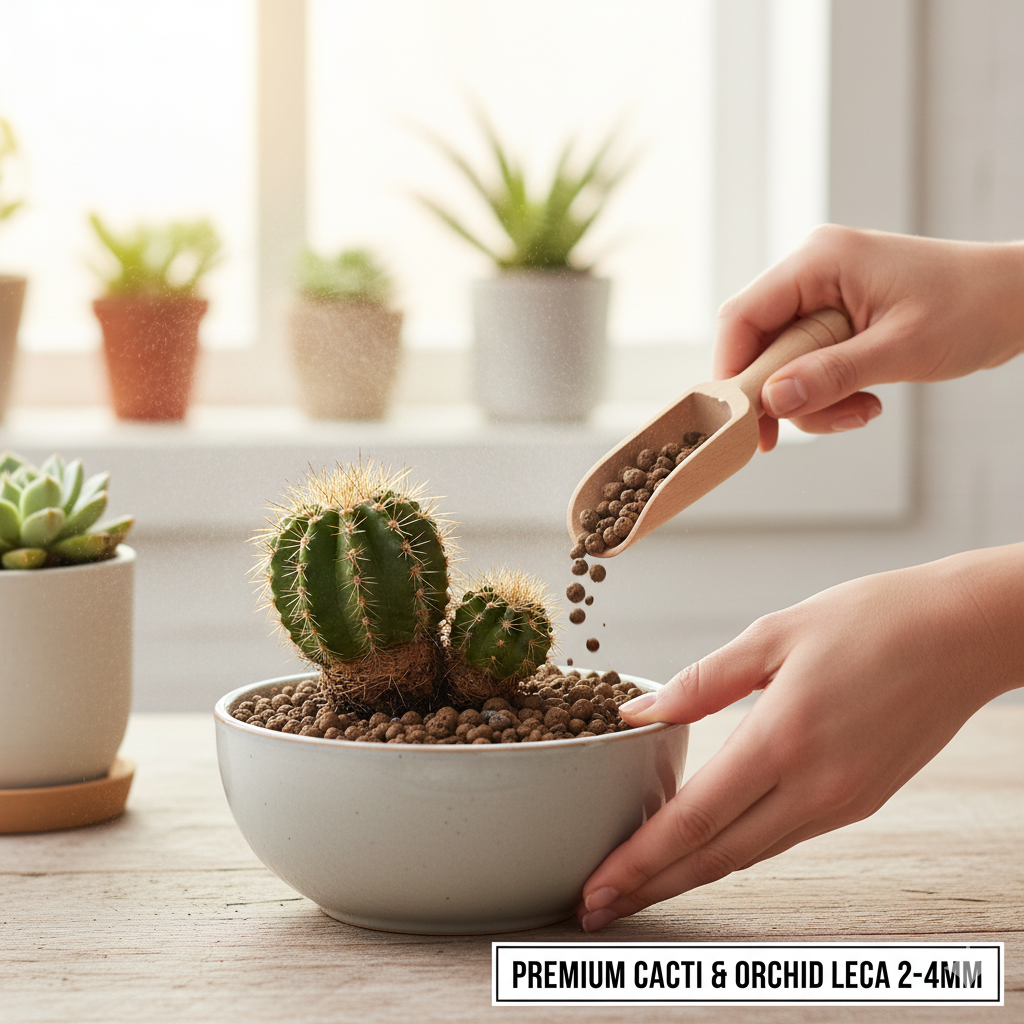 Akadama Alternative: Premium, Sustainable Horticultural Grit Leca for Bonsai (2-4mm)