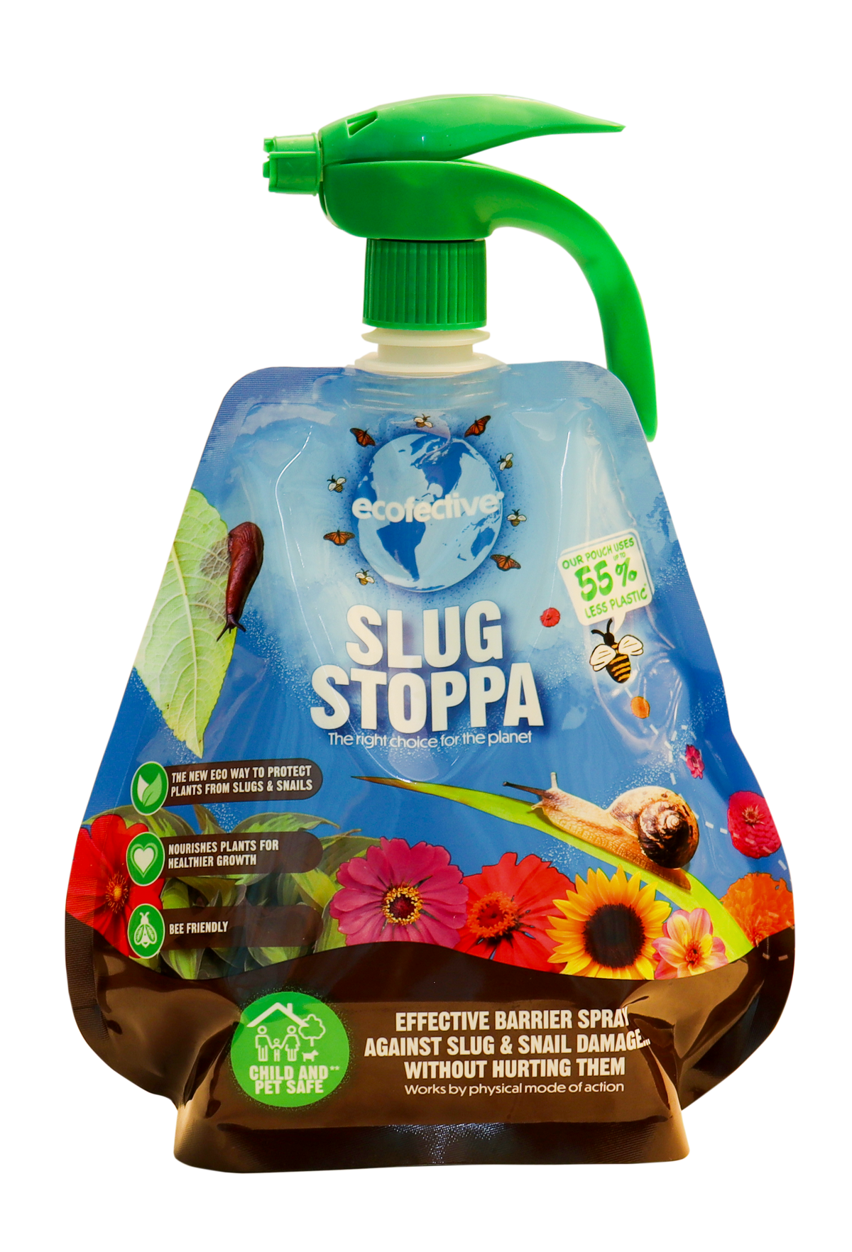 ecofective Slug Stoppa 1L ready-to-use trigger spray pouch – official pack shot
