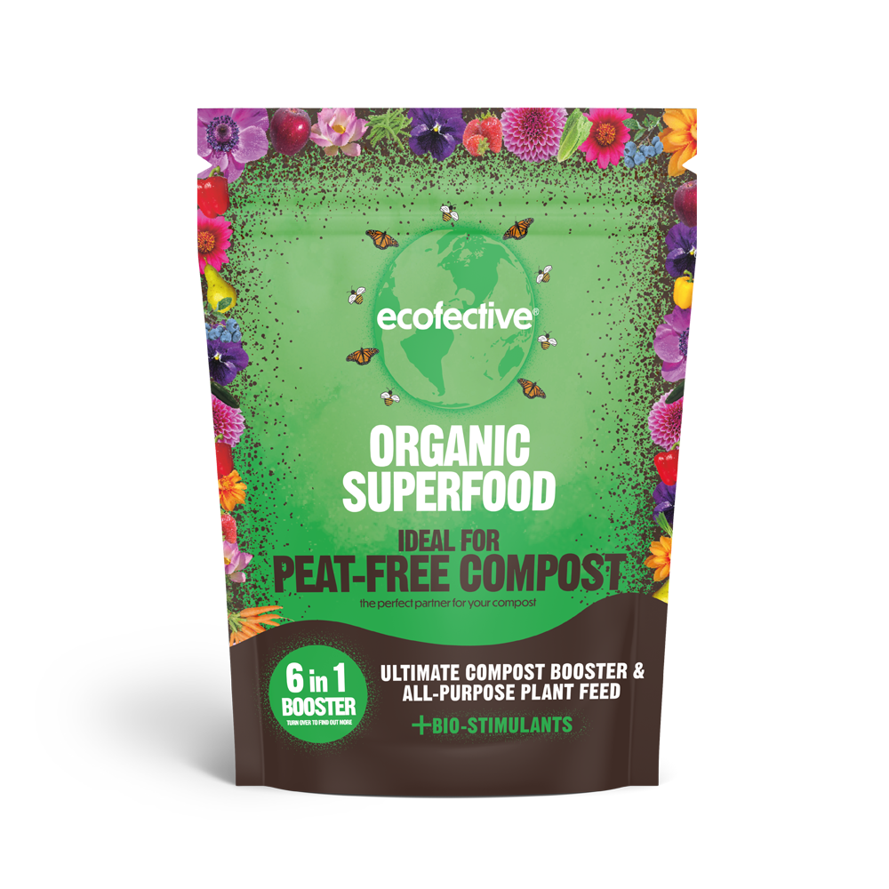 ecofective Organic Superfood ideal for peat-free compost – official pack shot