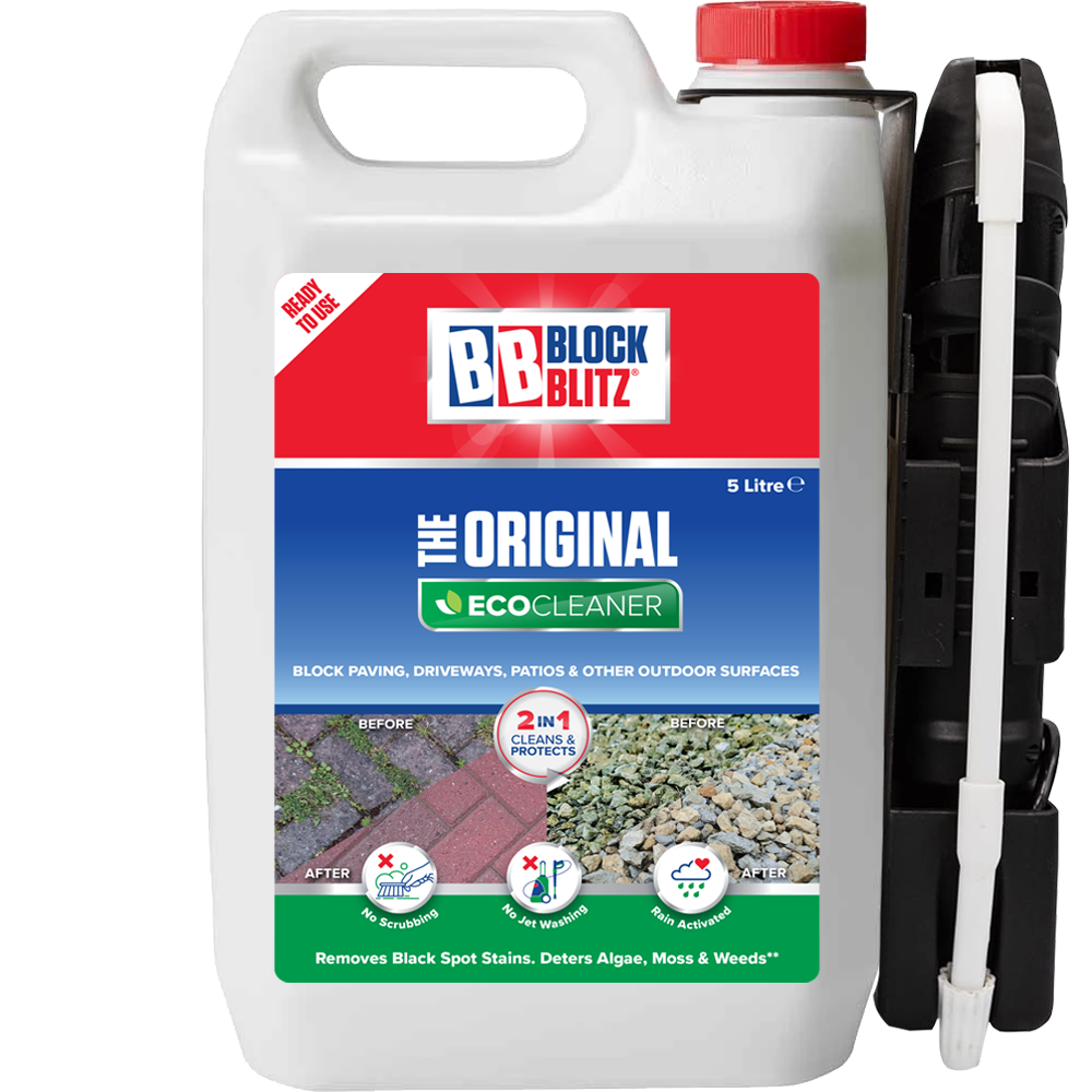 Block Blitz Original Eco Cleaner with electric sprayer – official pack shot