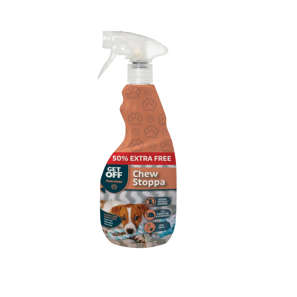 Get Off Chew Stoppa spray with 100% extra free – official pack shot