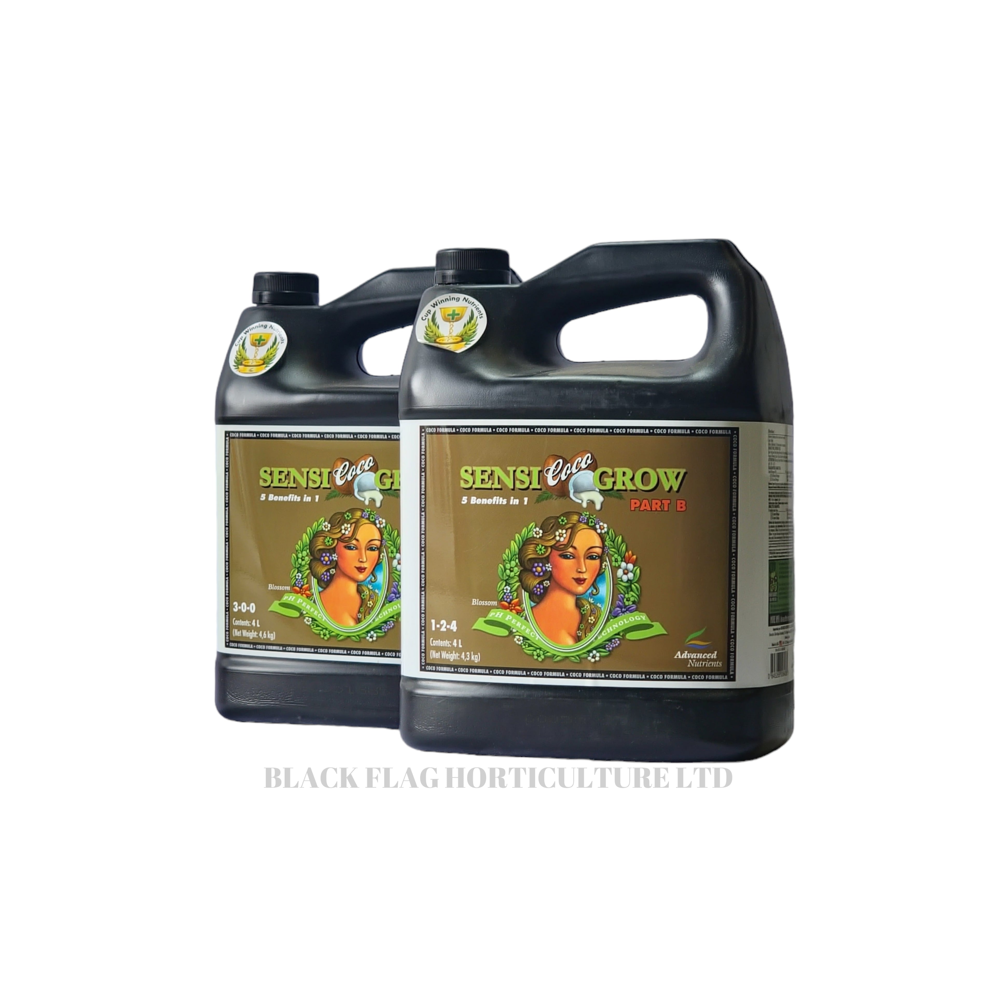 Advanced Nutrients - Sensi Coco Grow - A&B Set - 4 Litre - Coco Base Feed
