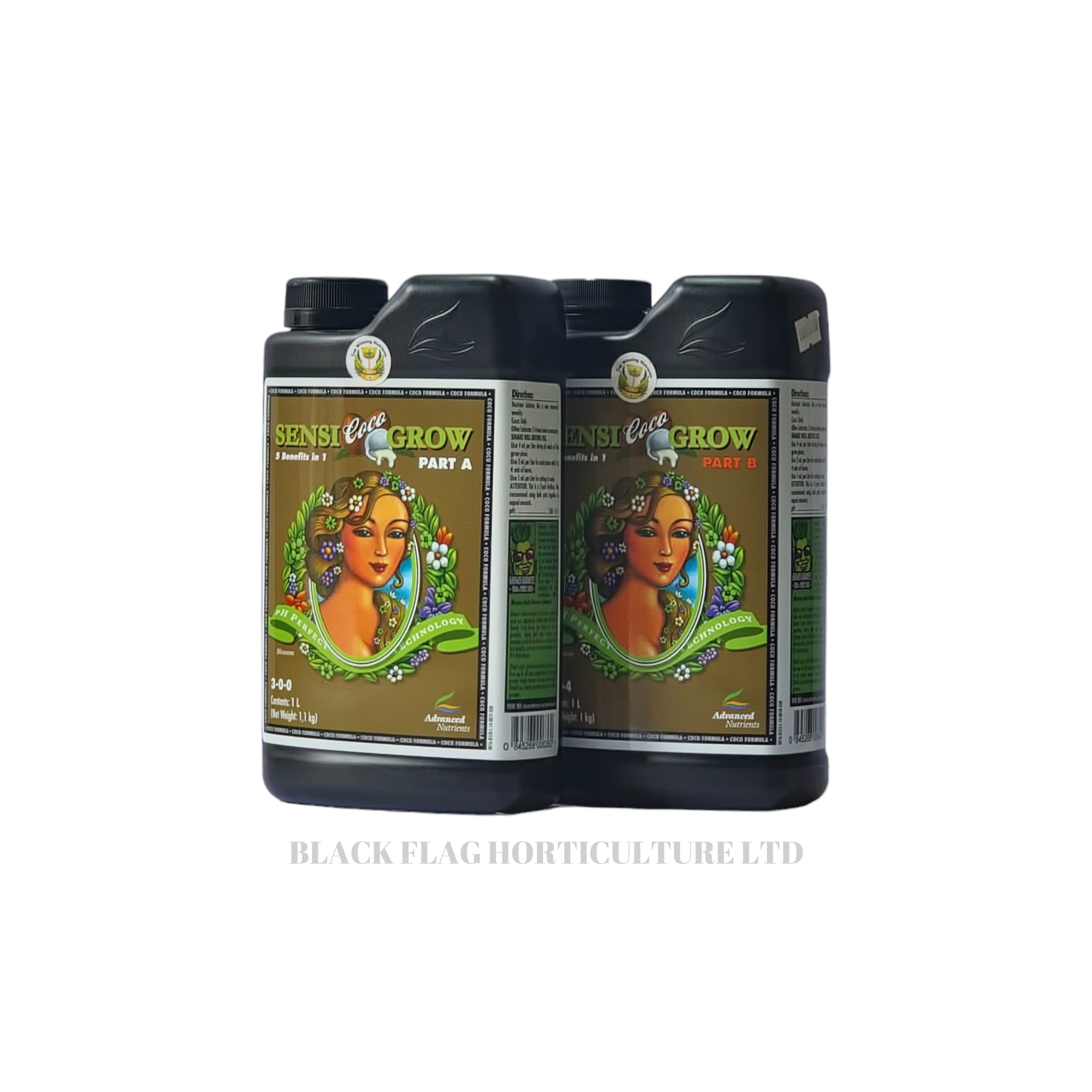 Advanced Nutrients - Sensi Coco Grow - A&B Set - 1 Litre - Coco Base Feed