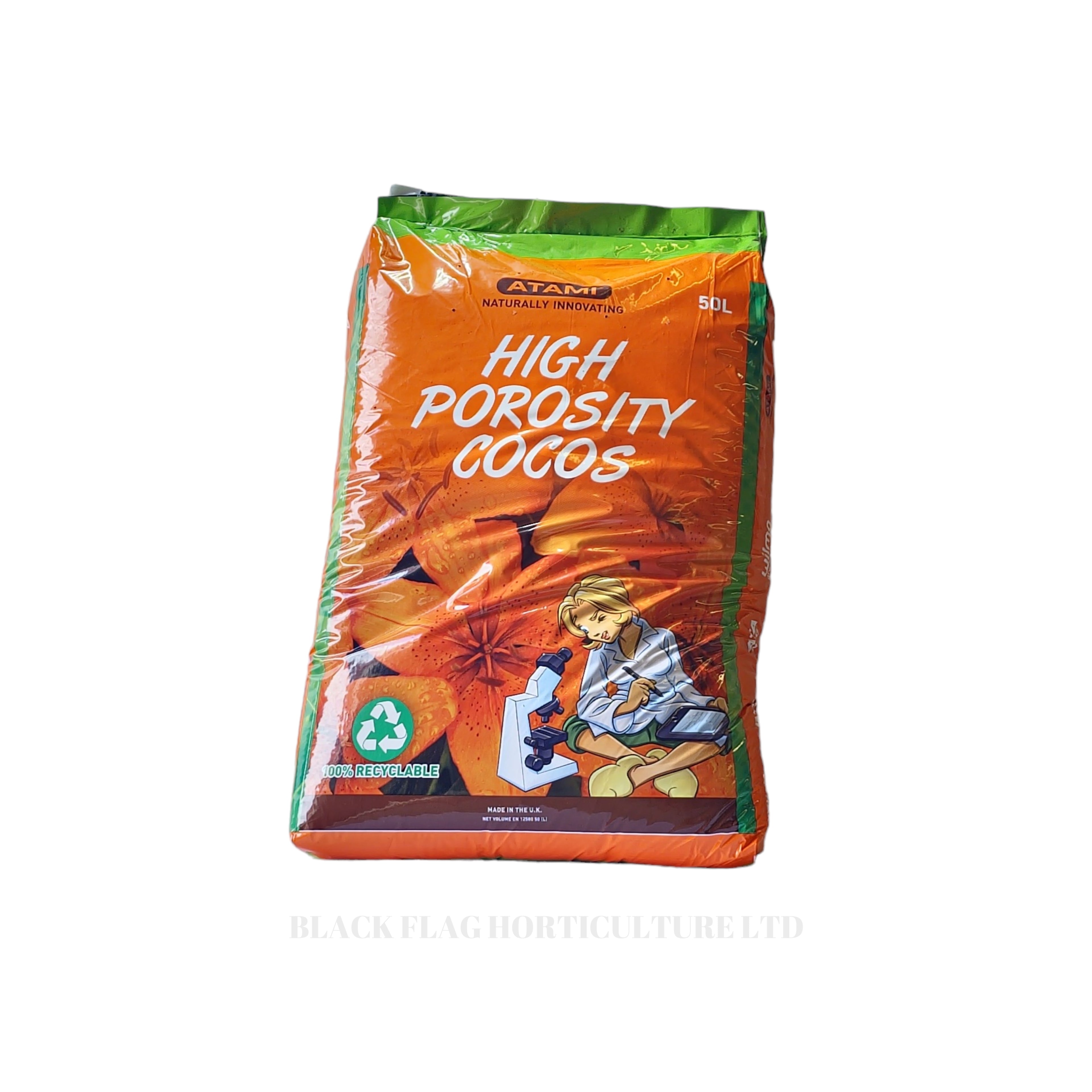 Atami - High Porosity Cocos - Coco Coir Growing Media Substrate -  50 Litres