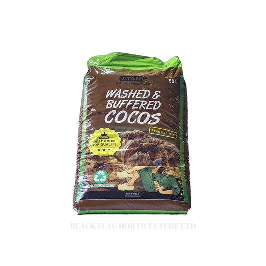 Atami - Washed & Buffered Cocos - Coco Coir Growing Media Substrate - 50 Litres