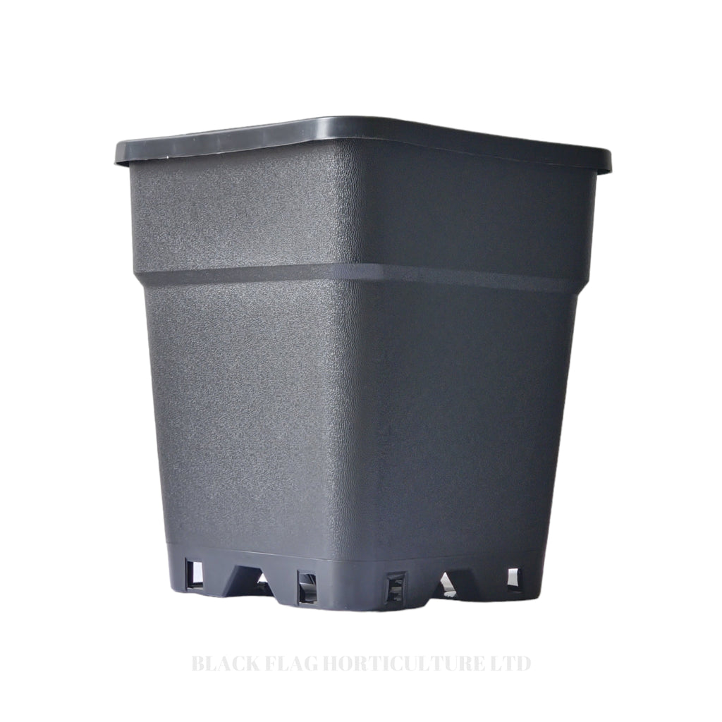 POTKING SQUARE POTS Gardening Plant Pots Hydroponics Drainage Holes 1L To 30L