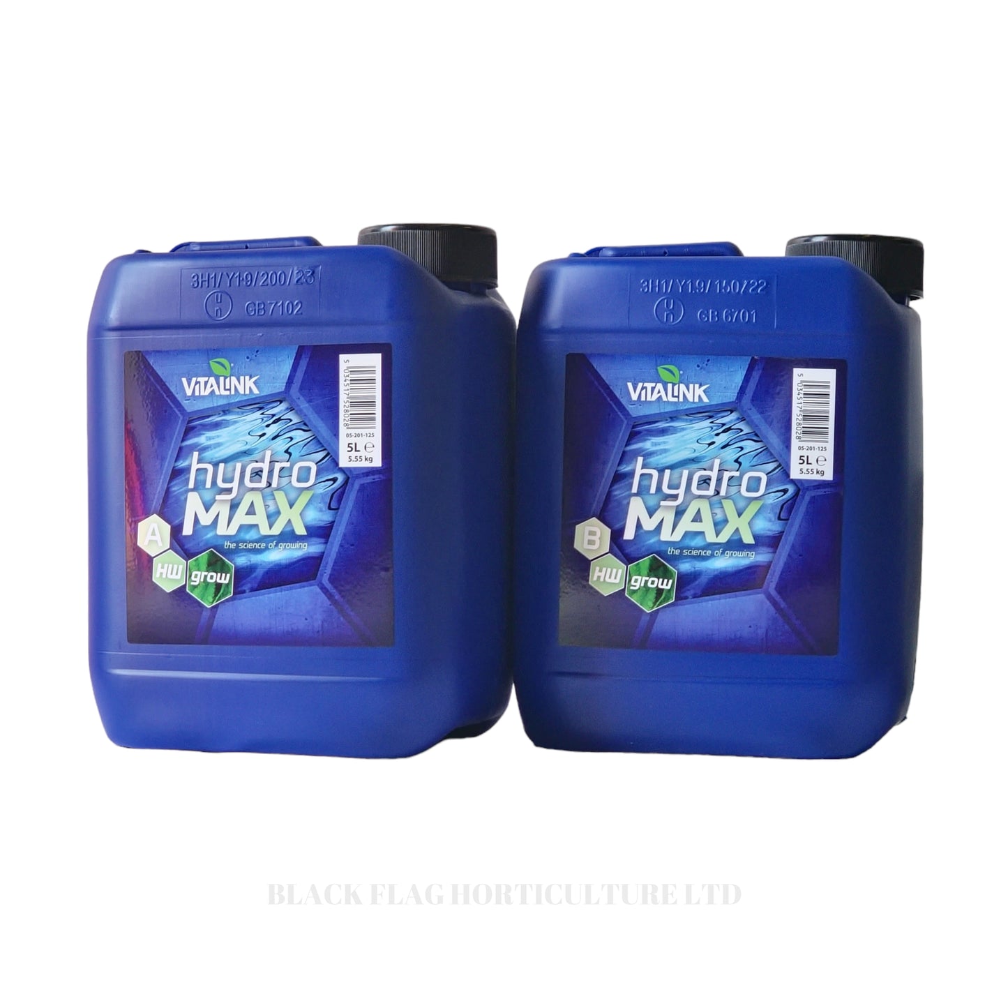 VitaLink Hydro Max Grow HW A&B Set for Vigorous Plant Growth - Base Feed