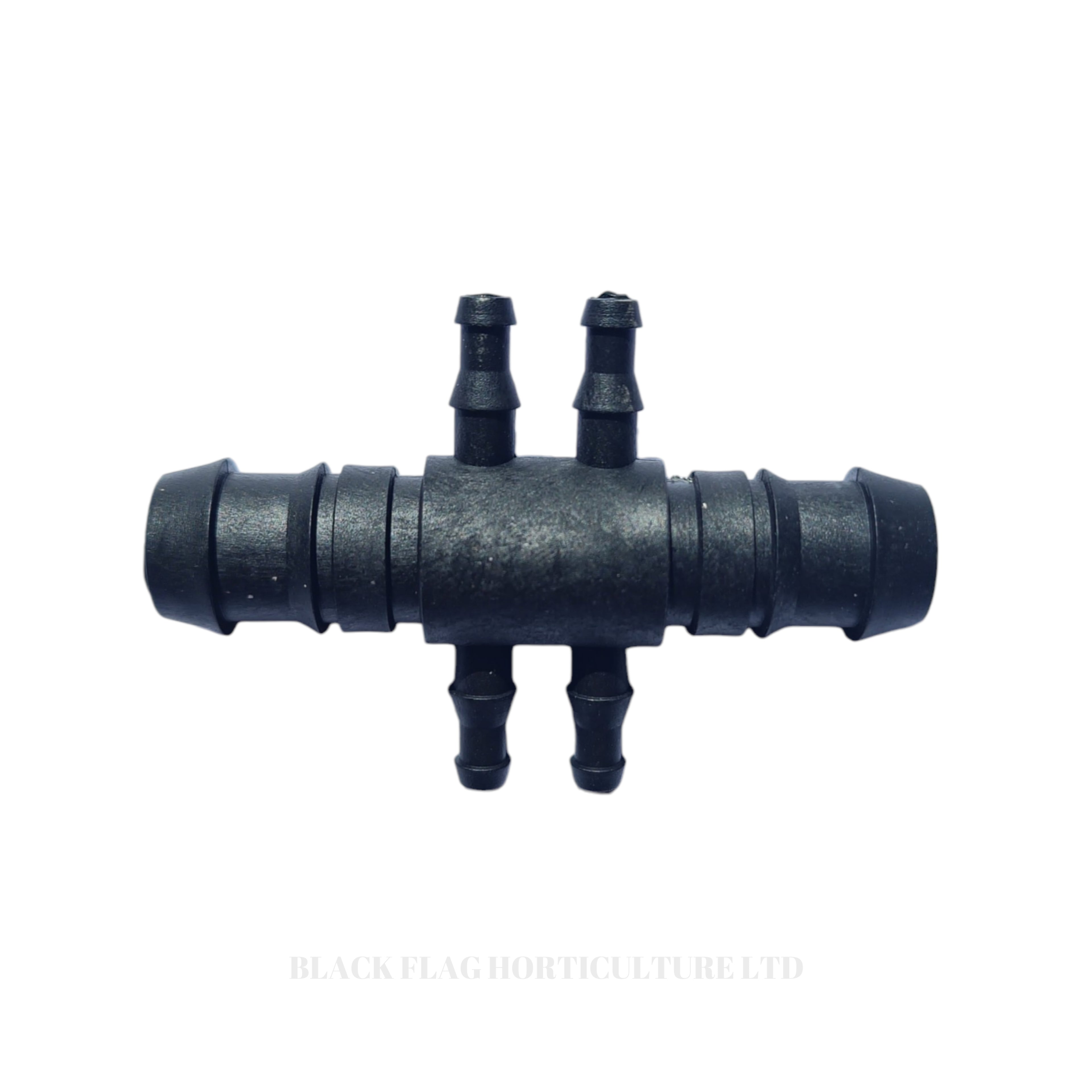 13mm - 4 X mm Cross Connector - Irrigation Fitting