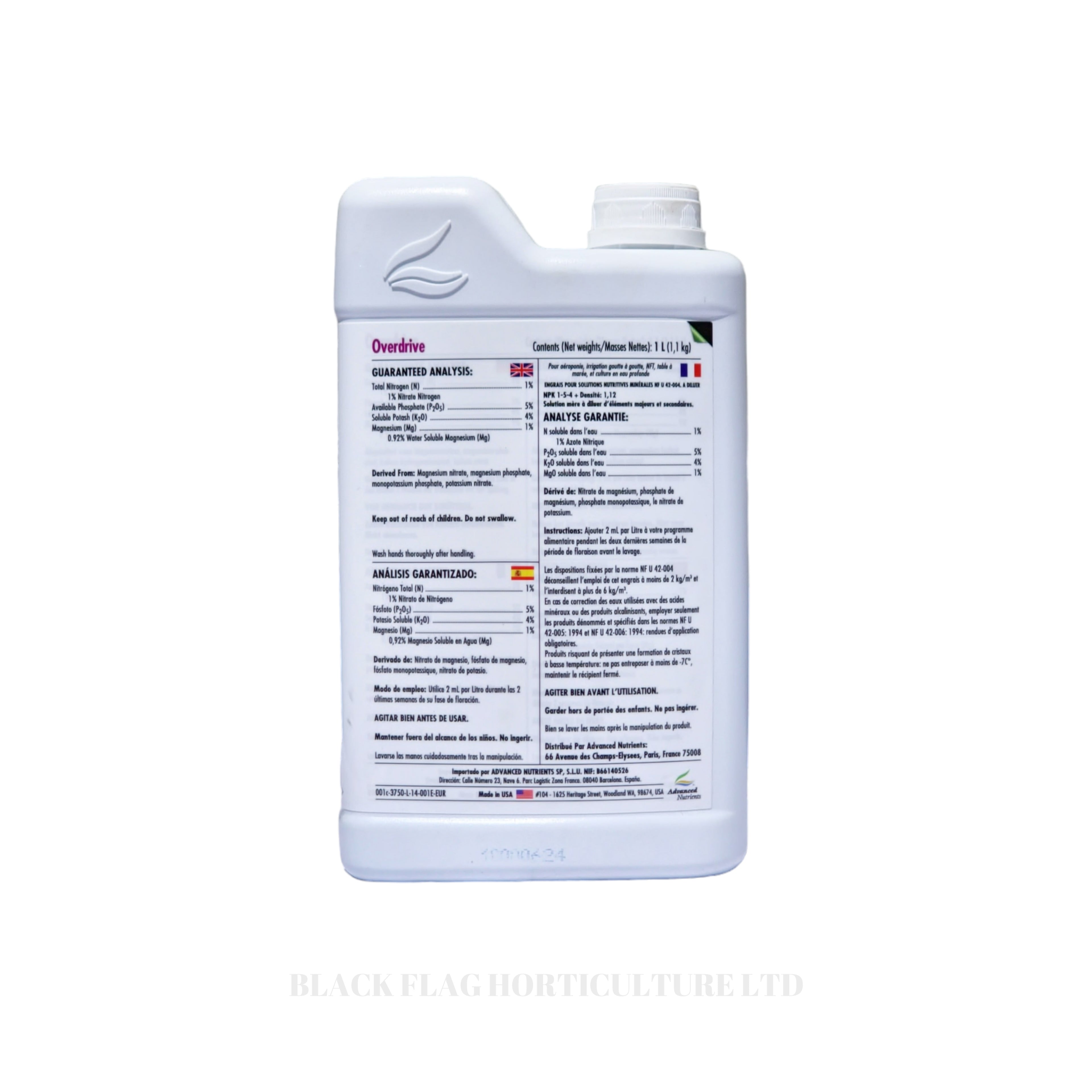 Advanced Nutrients - Overdrive® - Finisher/Ripener