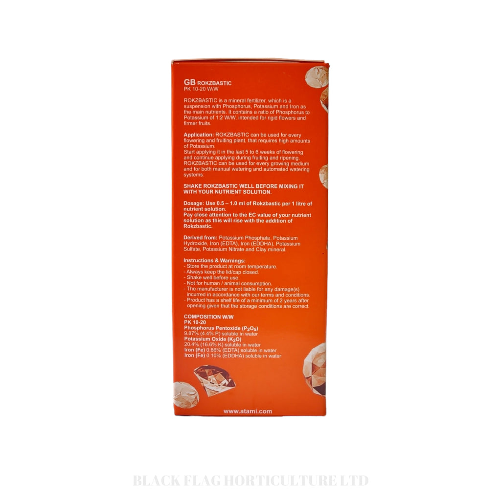 Atami - Rokzbastic 325ml PK 10/20 Flowering Enhancer & Hardener (NO PGR's)