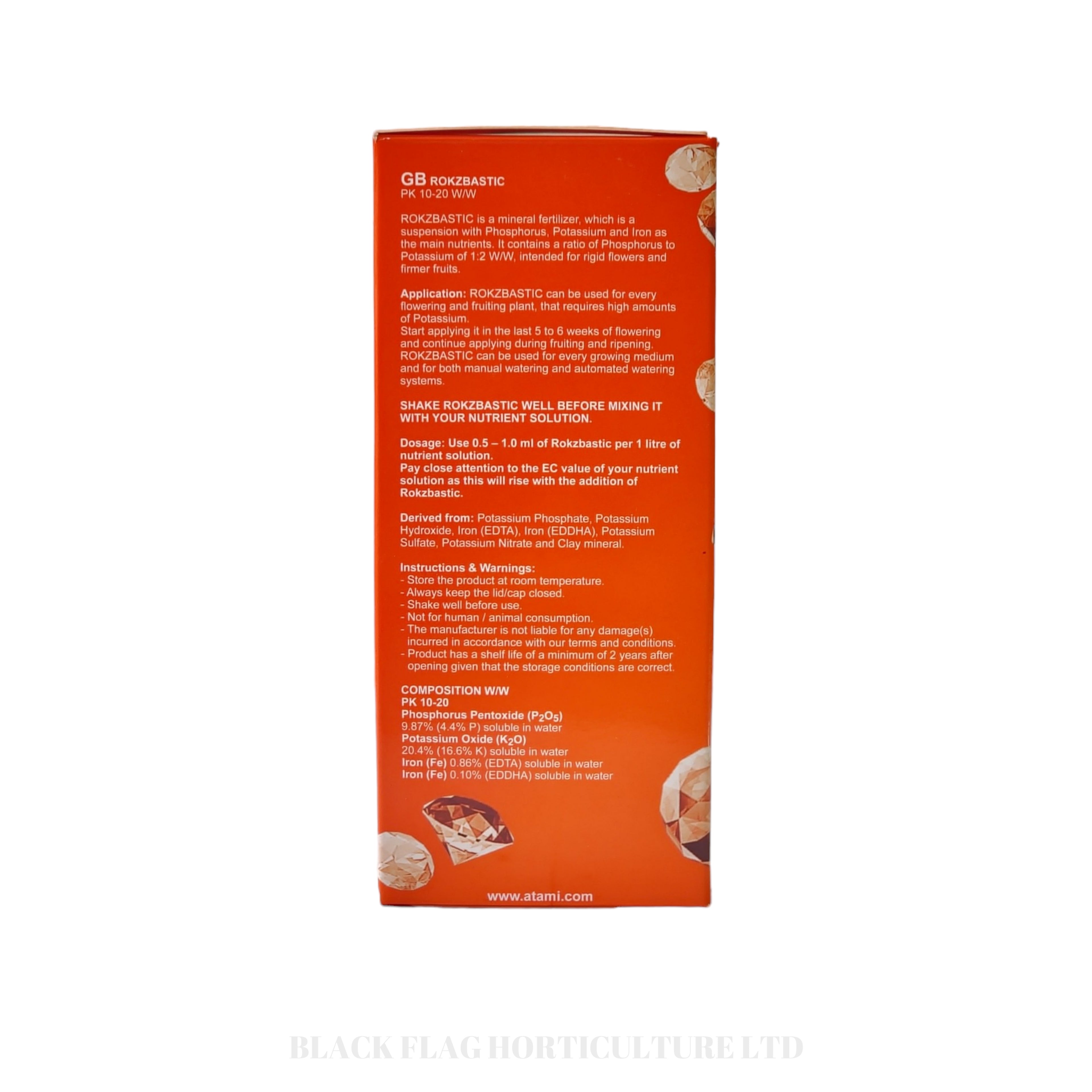 Atami - Rokzbastic 325ml PK 10/20 Flowering Enhancer & Hardener (NO PGR's)