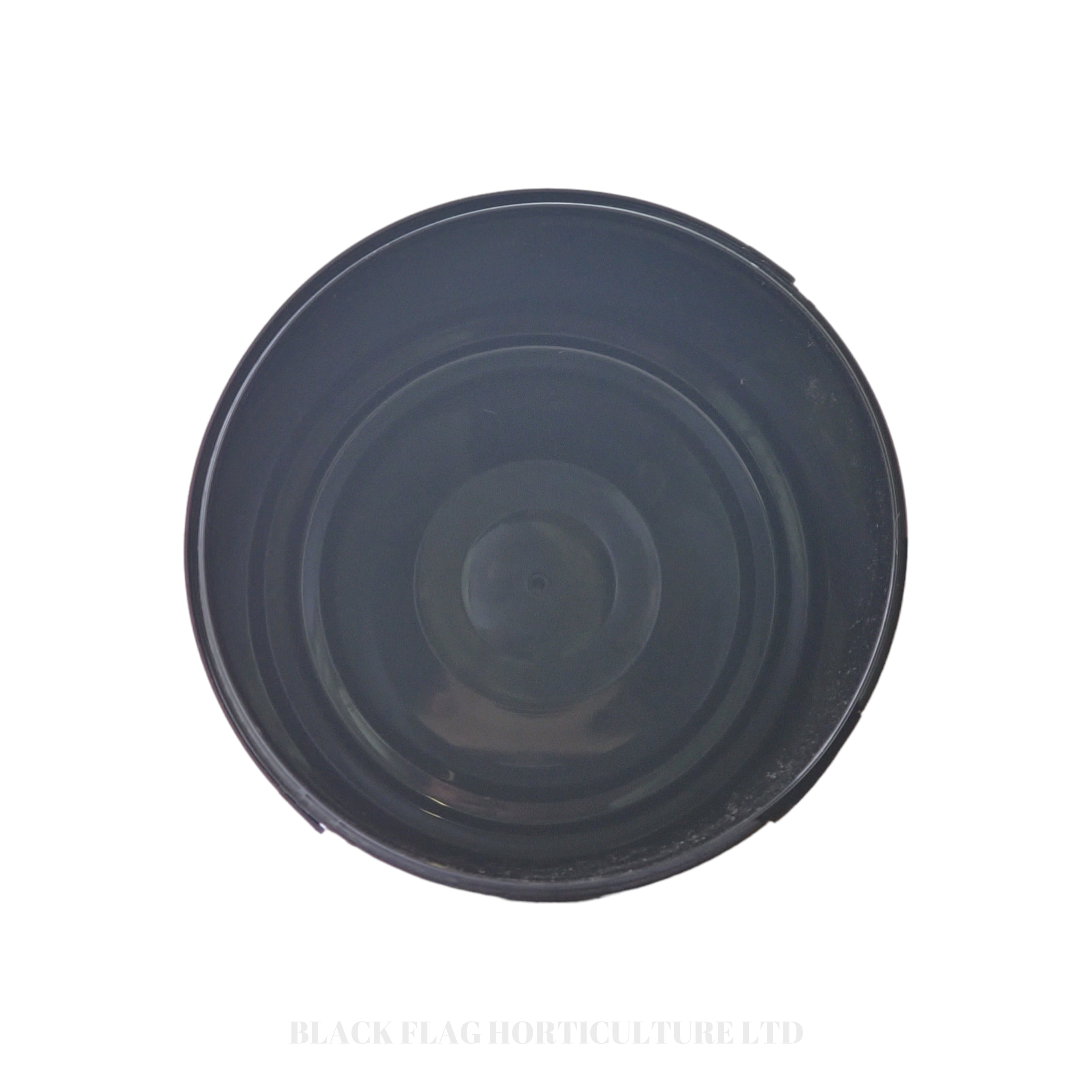 Black Plastic Buckets with Lids - With Handle