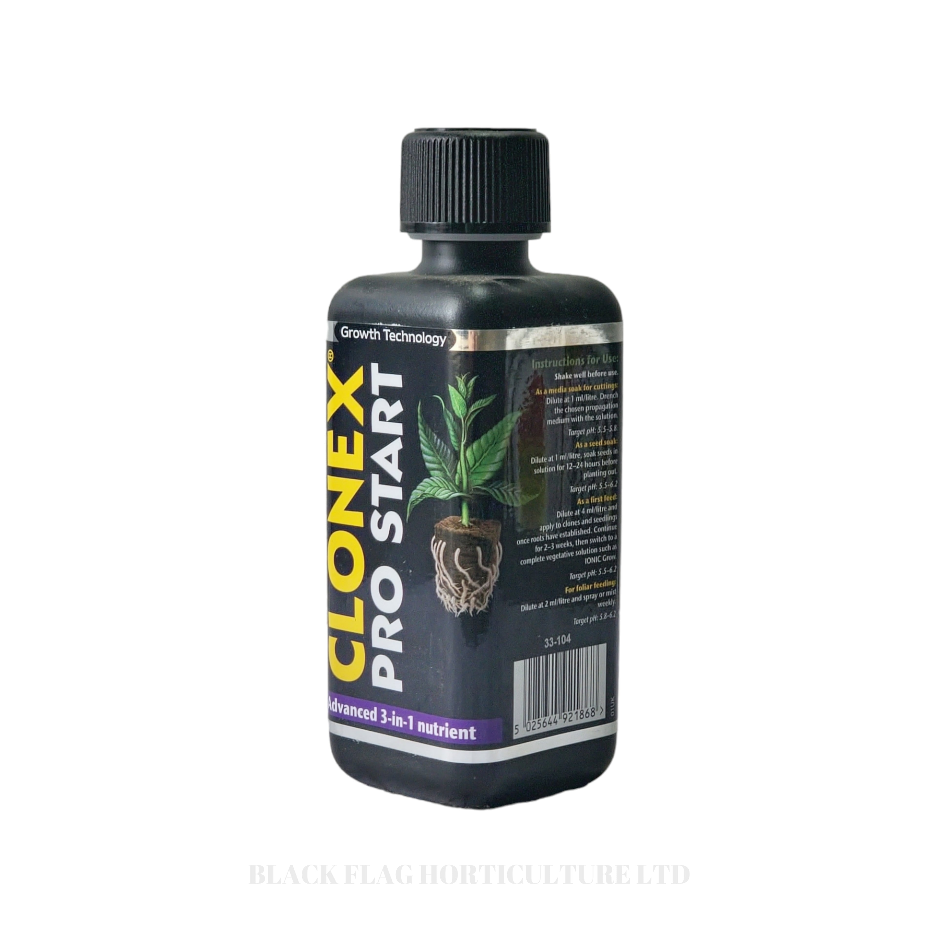 Growth Technology - Clonex Pro Start - 3 In 1 Nutrient