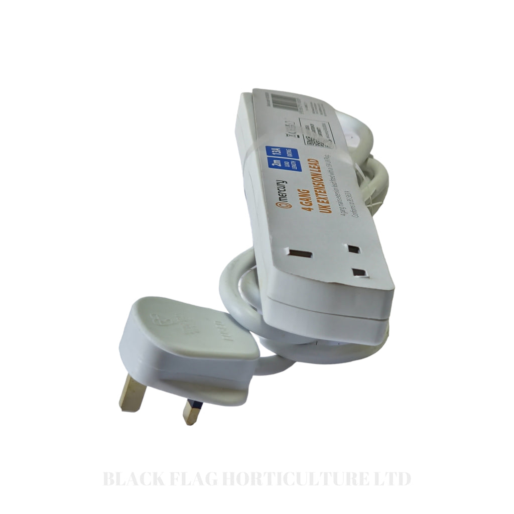 4 Gang Extension Lead 2.0m (No Light)