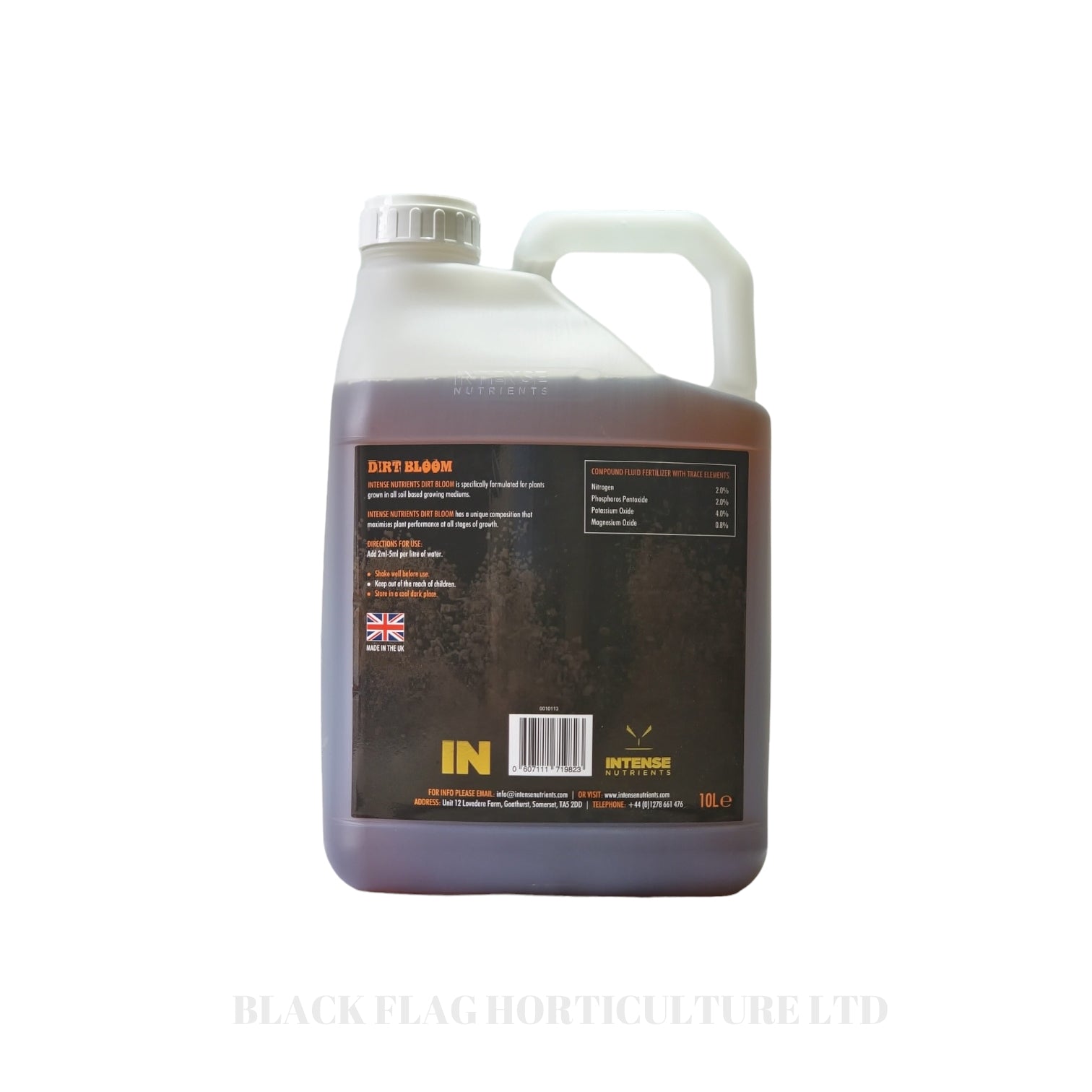 Intense Nutrients - Dirt: Bloom (Base Feed)