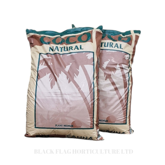 Canna - Coco Natural (50 Litres) X 2 (Premium Coco Coir Mix for Vigorous Plant Growth)