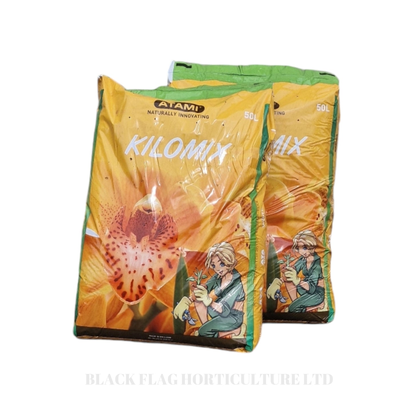 Atami - Kilomix (50 Litres) X 2 Premium Nutrient-Rich Soil for Thriving Plants