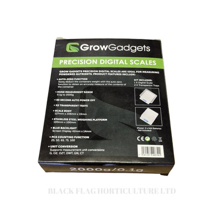 Grow Gadgets - Precision Digital Scales (0.1g-2000g)