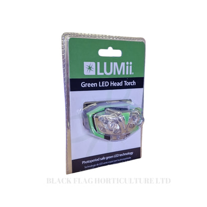 LUMii Green LED Head Torch