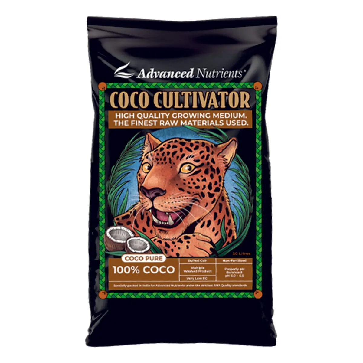Advanced Nutrients: Growing Media - Coco Pure 50 Litre - Cultivator Series (100% Coco - 50 Litre)