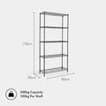 VonHaus 5 Tier Wire Shelving Unit