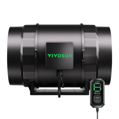 VivoSun - AeroZesh S8 Inline Fan + E12 Controller