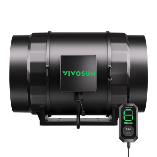 VivoSun - AeroZesh S8 Inline Fan + E12 Controller