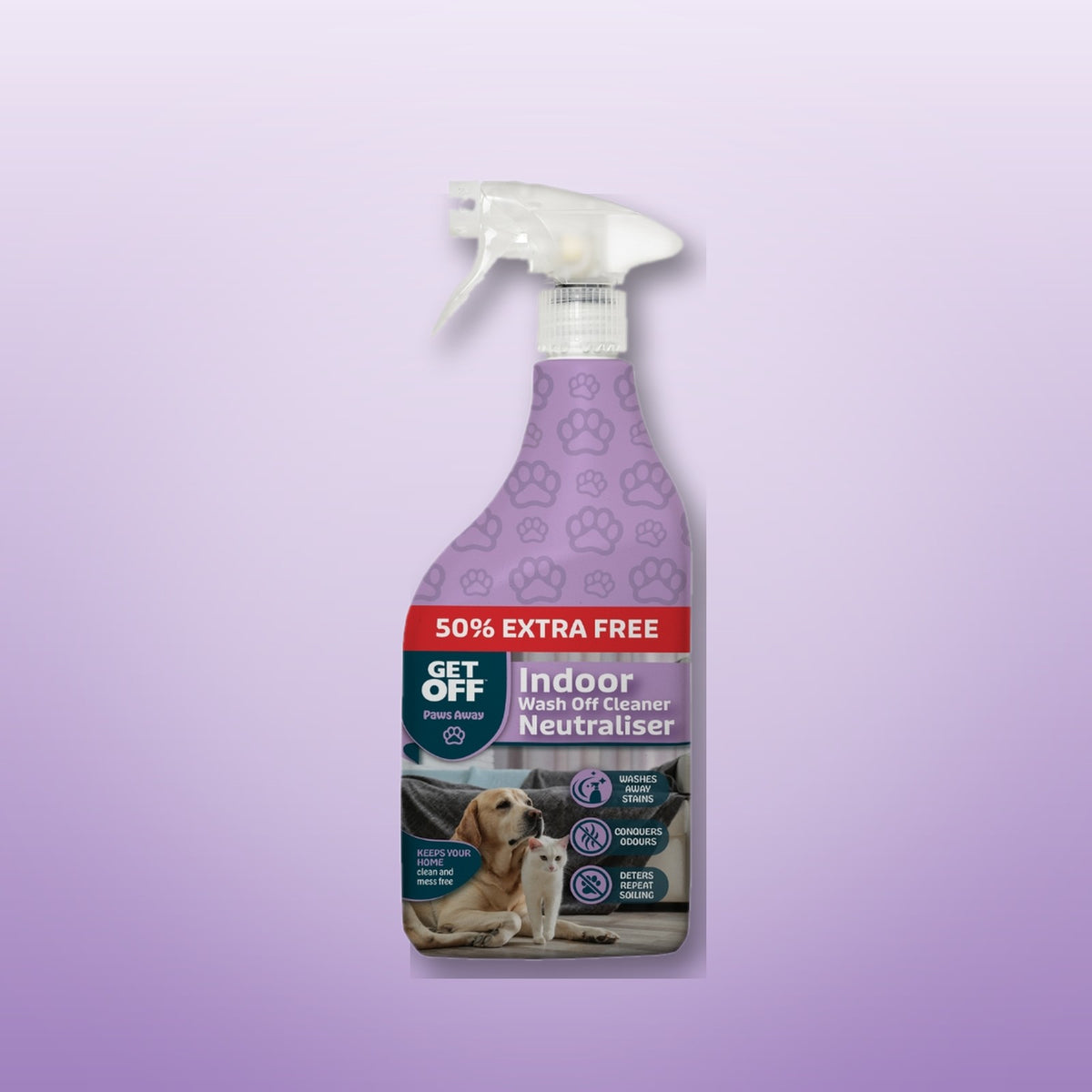 Get Off Wash Off Indoor Cleaner Neutraliser 750ml – single