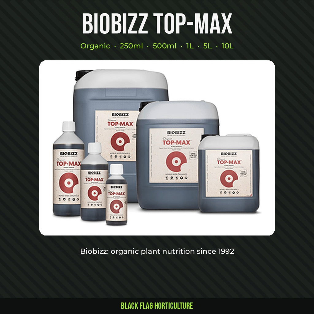 BIOBIZZ Top-Max organic bloom booster, all sizes