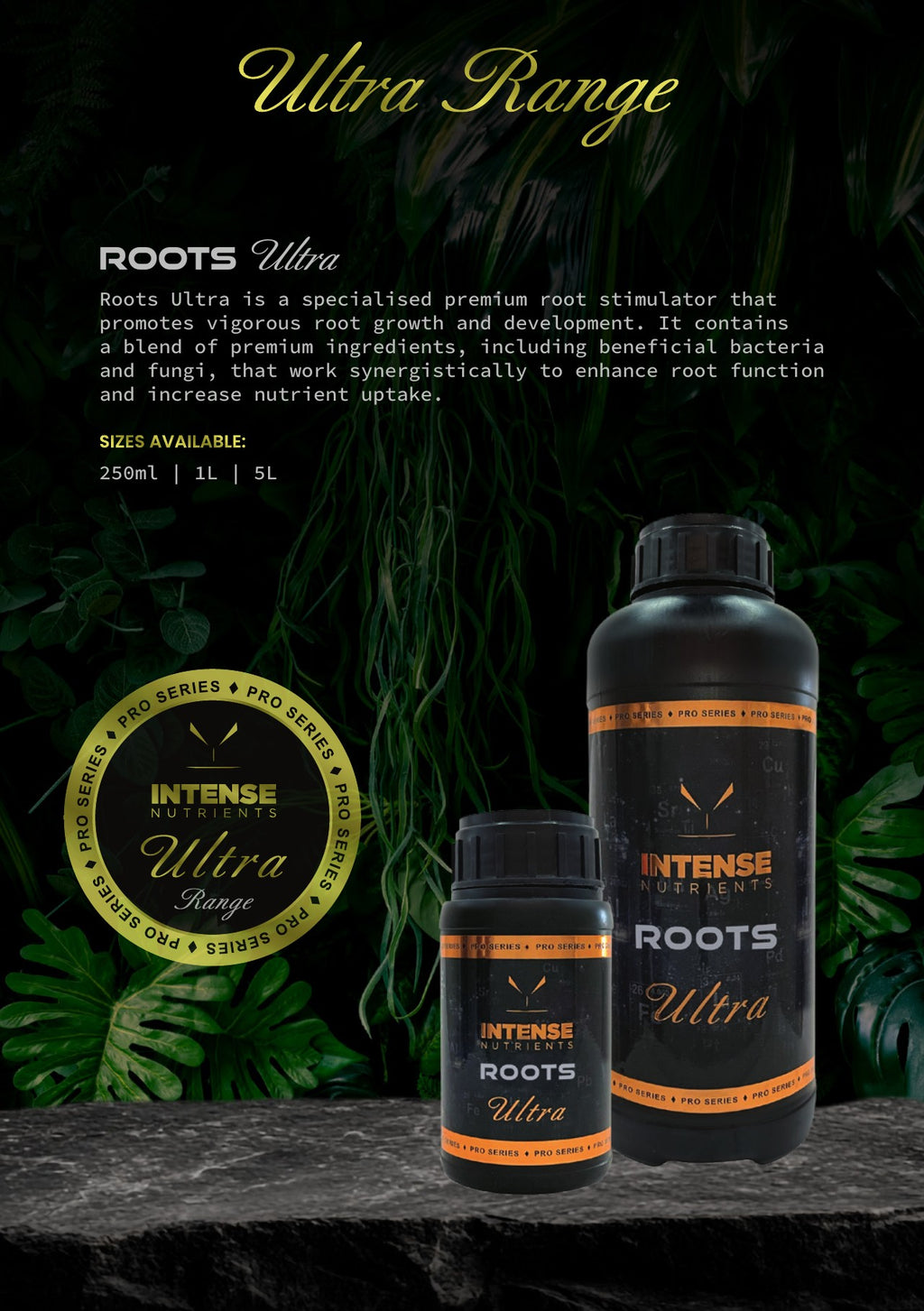 Intense Nutrients Roots Ultra brochure page