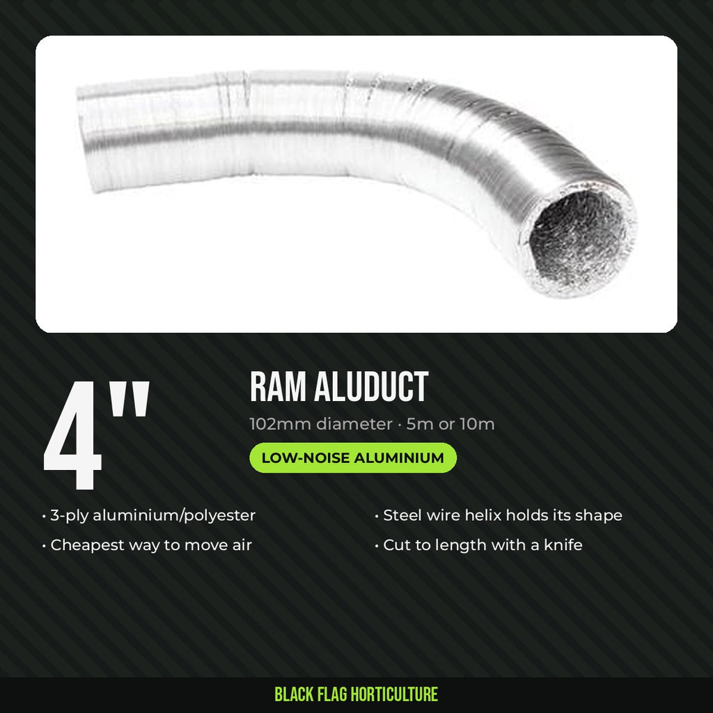 RAM Aluduct 4 inch 102mm ducting