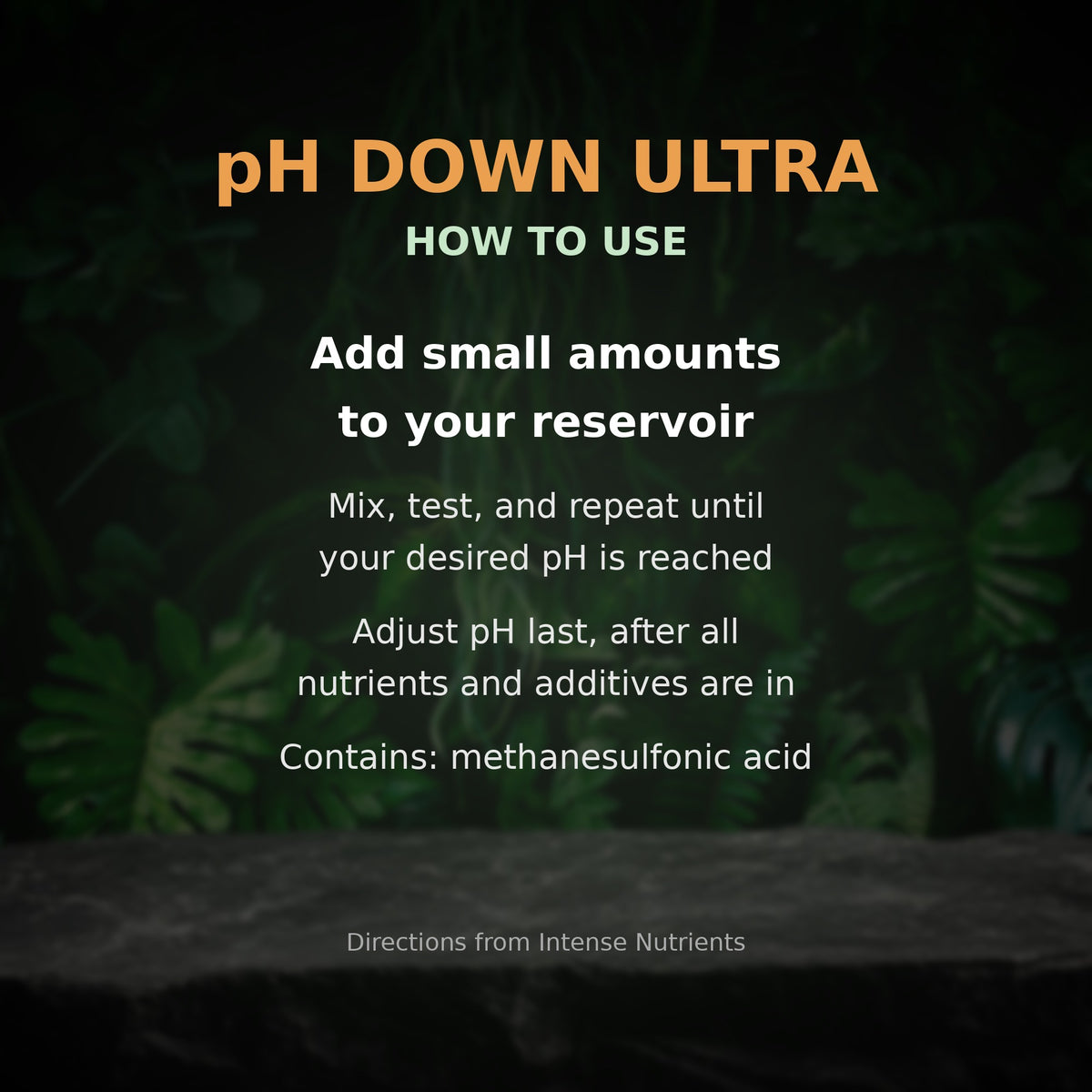 pH Down Ultra how to use