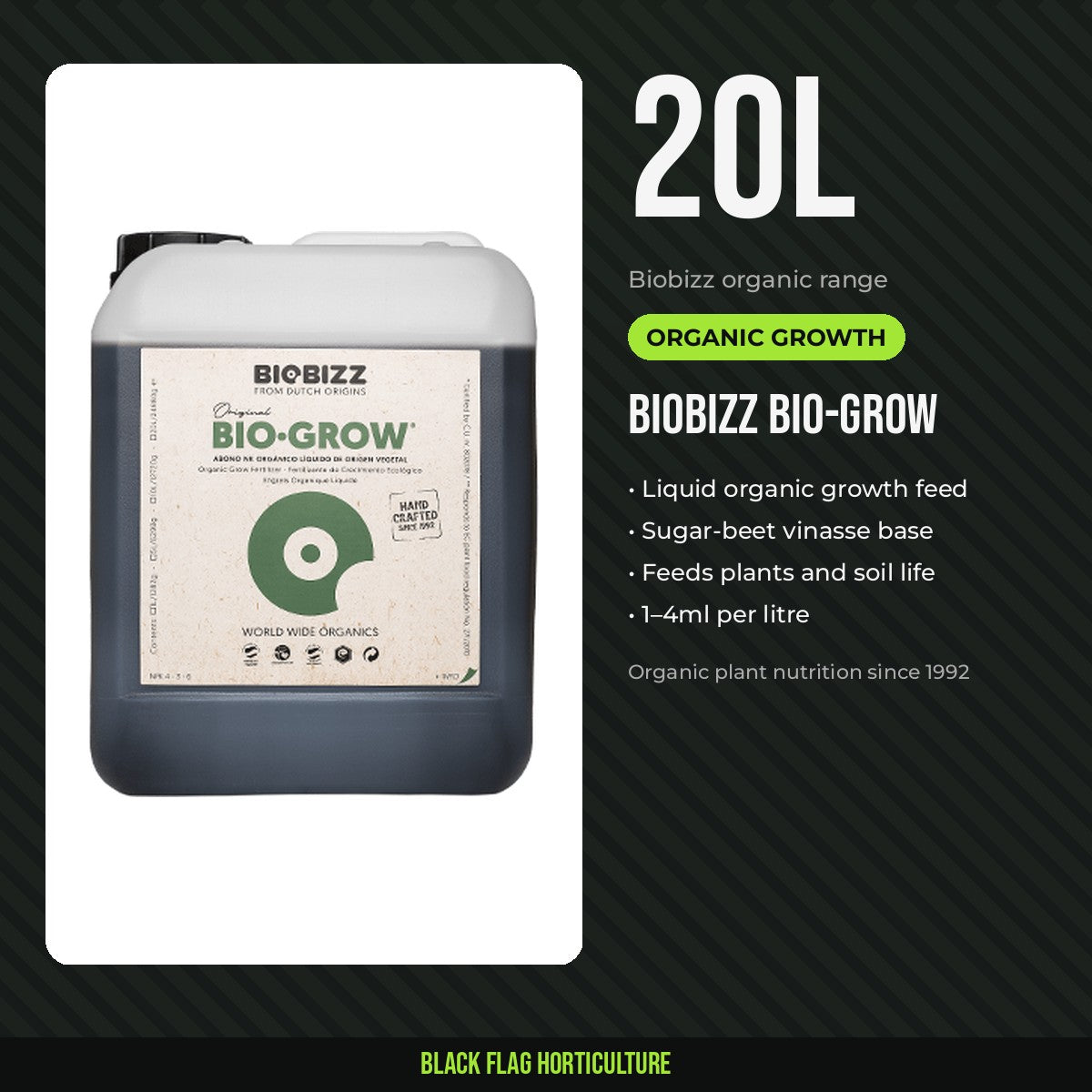 BIOBIZZ Bio-Grow 20 litre
