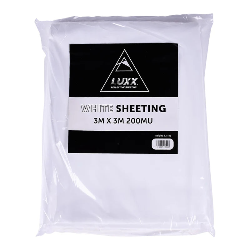 Luxx - White Floor Secure (3m x 3m x 200mu) (Floor Sheeting)