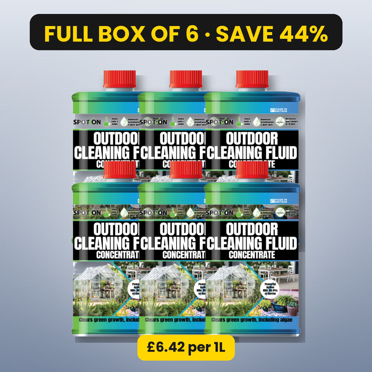 SPOT-ON Outdoor Cleaning Fluid – box of 6, save 44%