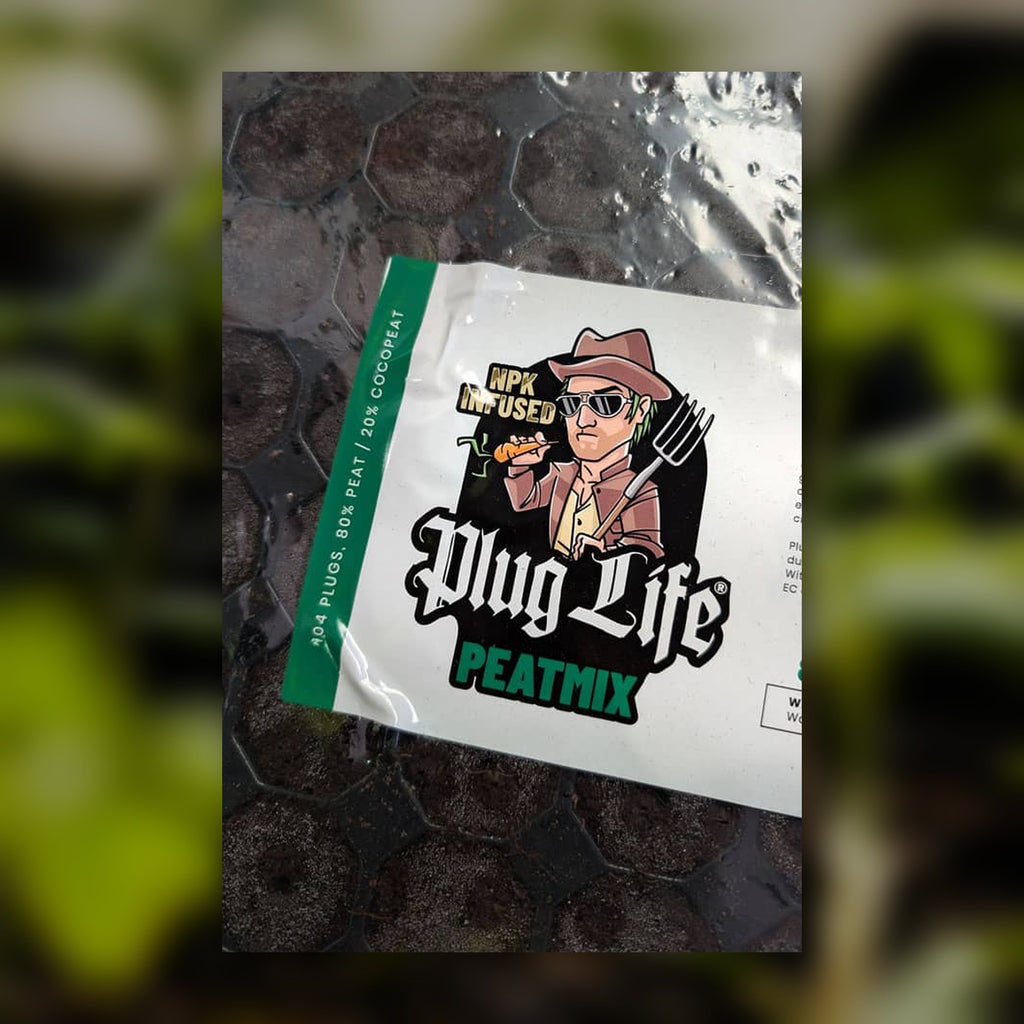 Plug Life PeatMix 104 cell label