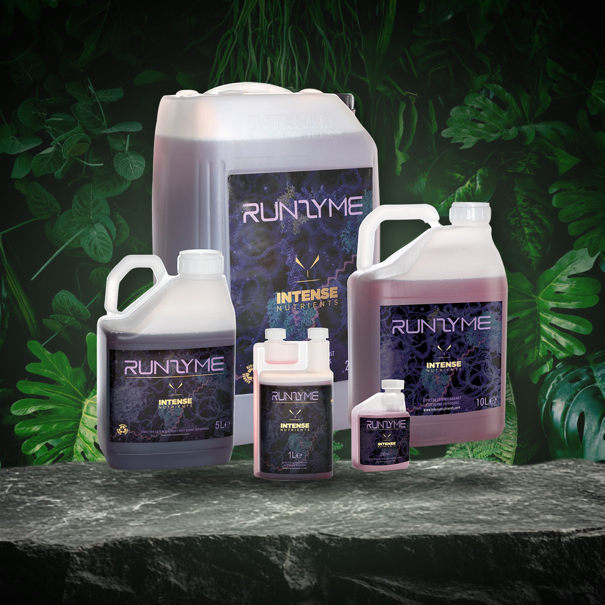 Intense Nutrients Runzyme full size range 250ml to 25L