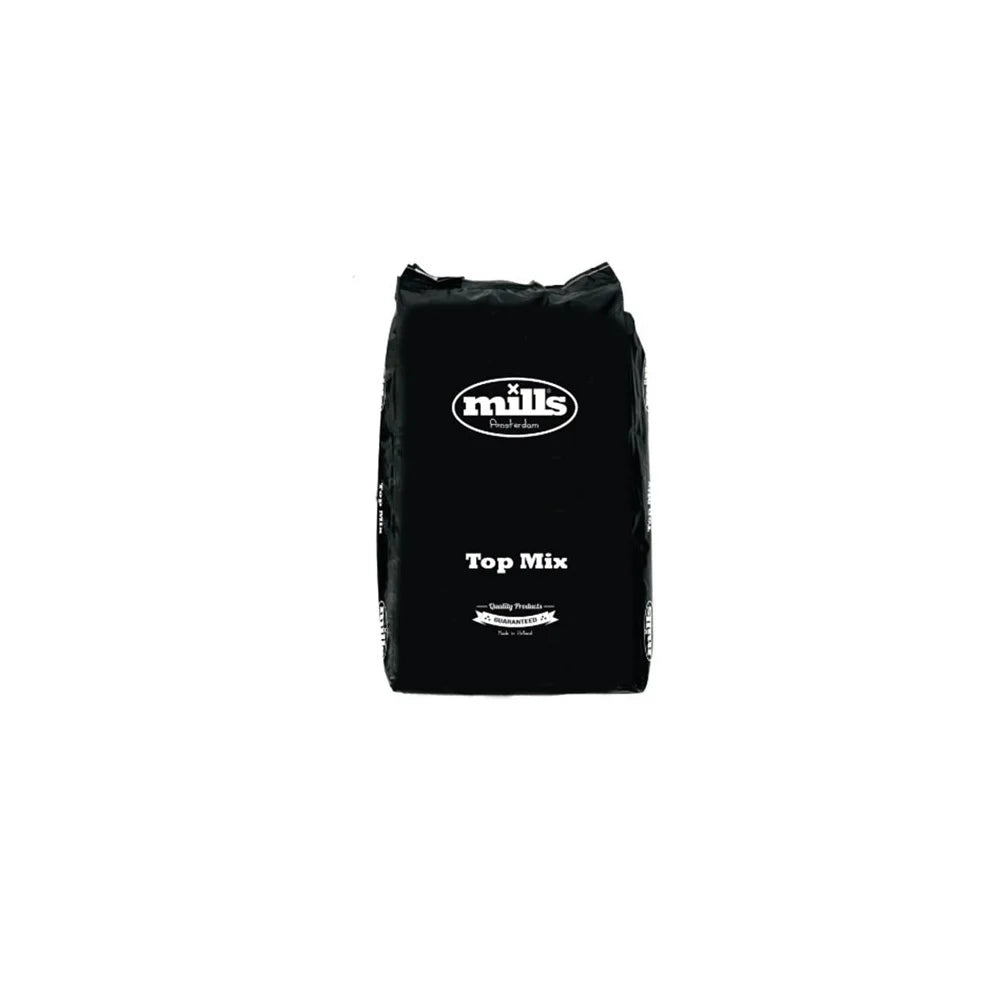 Mills Top Mix premium pre-fertilized potting soil bag