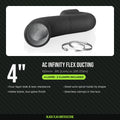 AC Infinity flexible four-layer ducting 4 inch