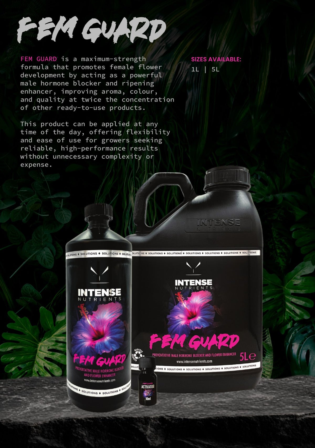Intense Nutrients Fem Guard brochure page