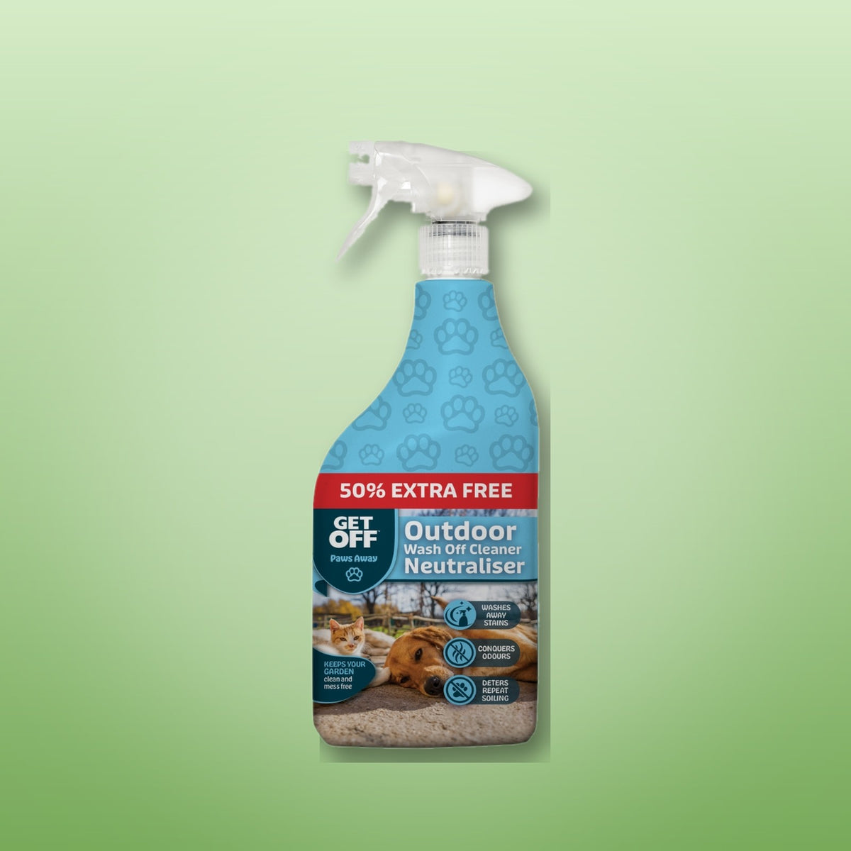 Get Off Wash Off Outdoor Cleaner Neutraliser 750ml – single