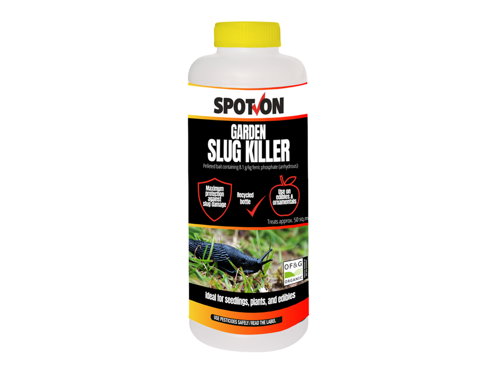 SPOT-ON Garden Slug Killer ferric phosphate pellets – official pack shot