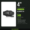 AC Infinity Cloudline Pro S4 4 inch