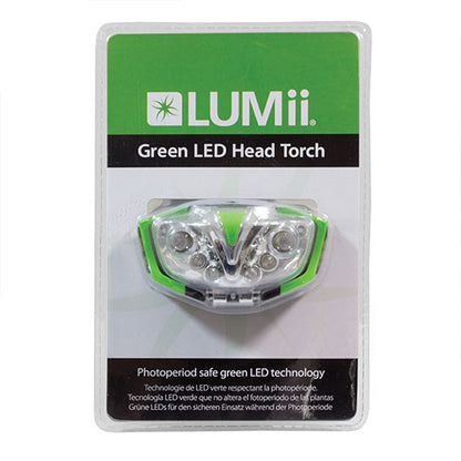 LUMii Green LED Head Torch