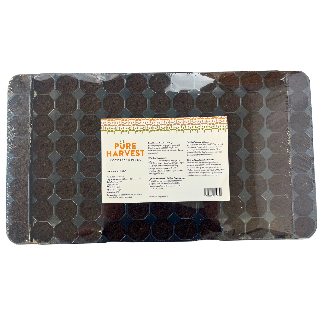 Pure Harvest CocoPeat 8 - 104 Plug SINGLE TRAY