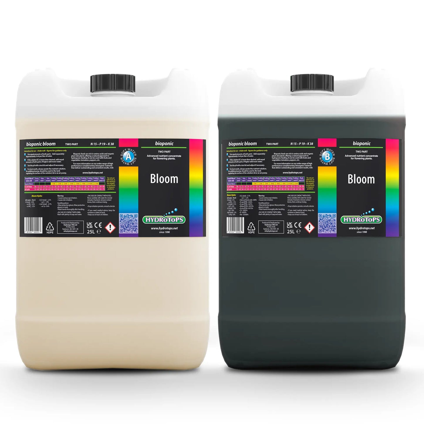 HydroTops - Bioponics: Bloom Hydro (A&B set) (HW)