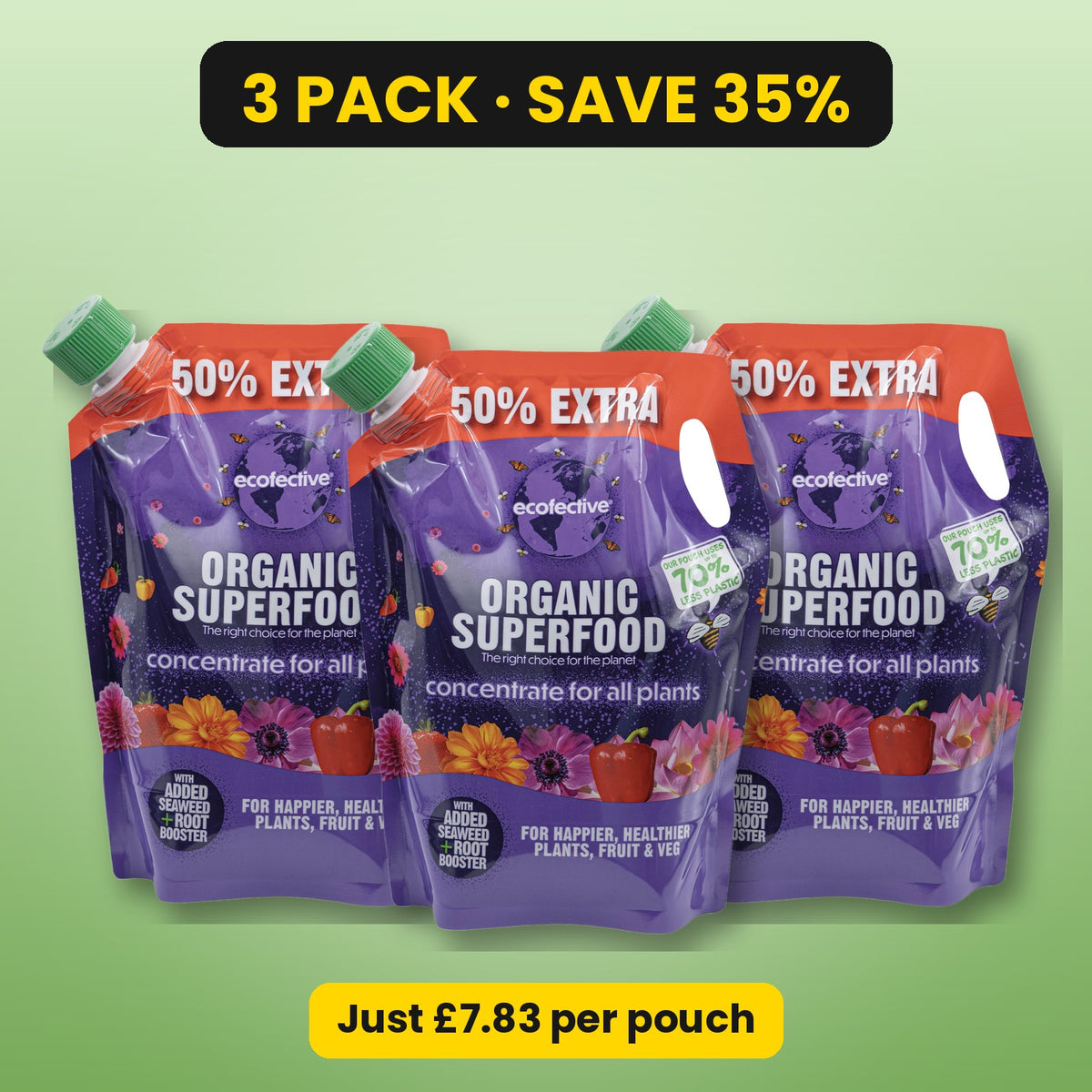 Organic Superfood All Plants – 3 pack, save 35%