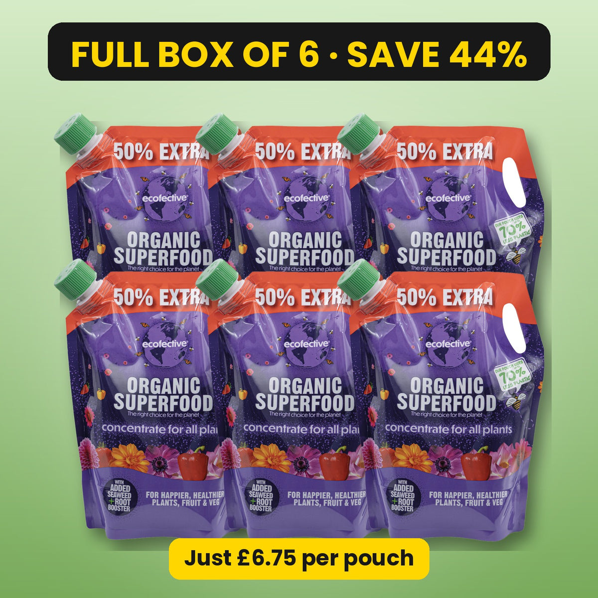 Organic Superfood All Plants – full box of 6, save 44%