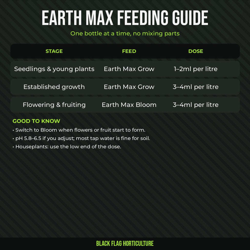VitaLink Earth MAX feeding guide