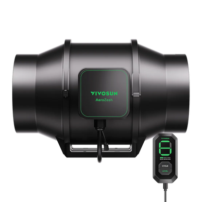 VivoSun - AeroZesh S8 Inline Fan + E12 Controller